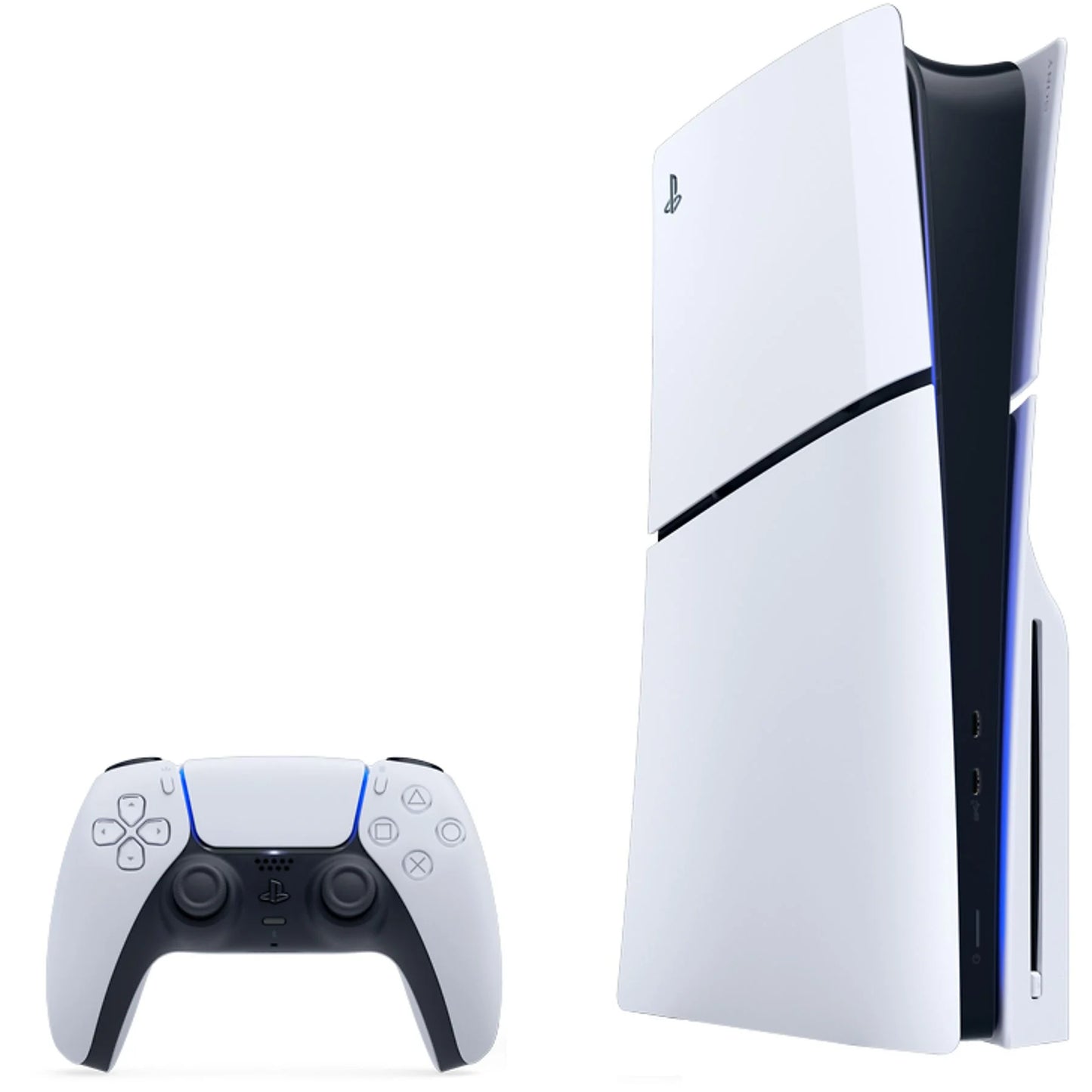 Consola - Sony PS5 Slim Standard, 1 TB SSD, 4K, 1 mando, Chasis D, Blanco