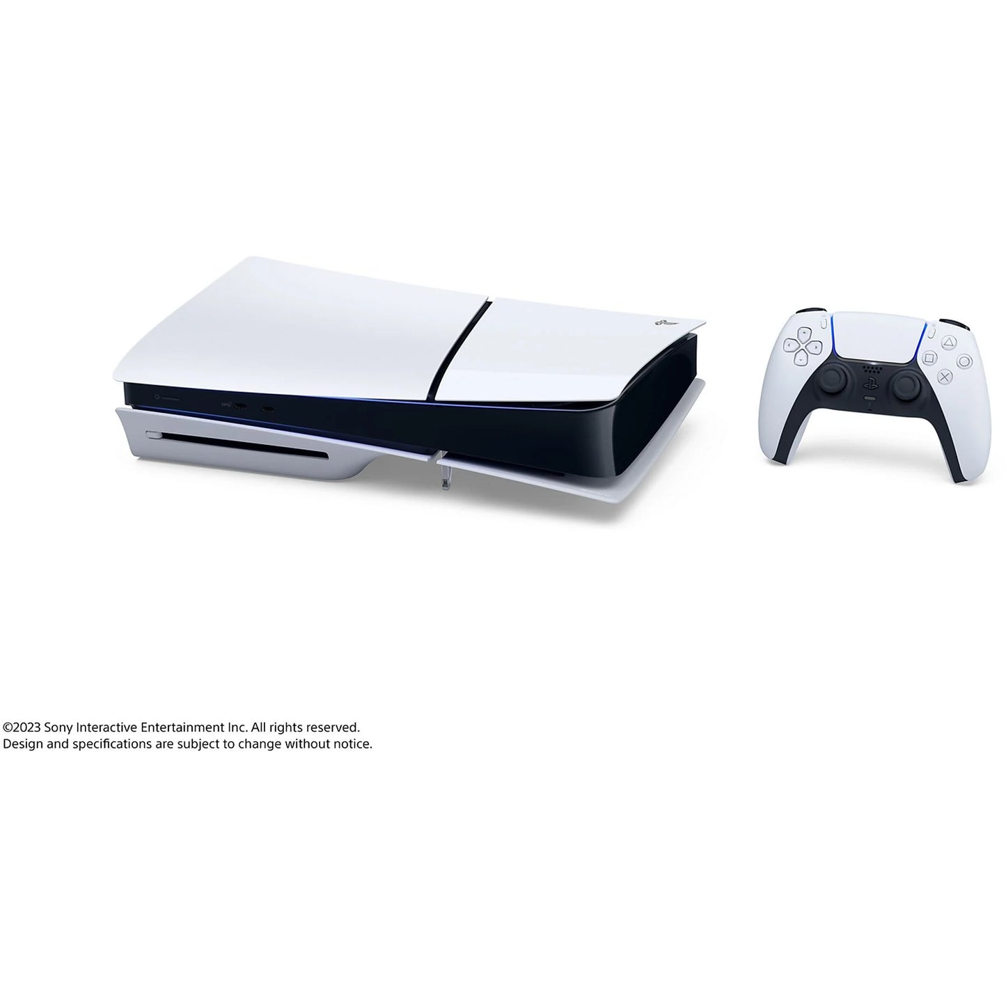 Consola - Sony PS5 Slim Standard, 1 TB SSD, 4K, 1 mando, Chasis D, Blanco